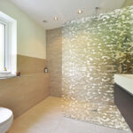 Etched Glass Shards (Adhesive Free) 36″ Wide